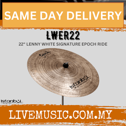 Istanbul Agop LWER22 22" Lenny White Epoch Ride Cymbal(  LWER-22/ LWER 22 )