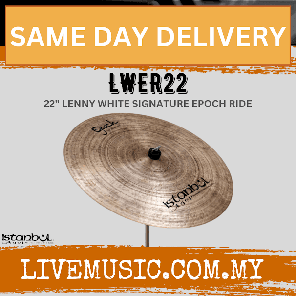 Istanbul Agop LWER22 22" Lenny White Epoch Ride Cymbal(  LWER-22/ LWER 22 )