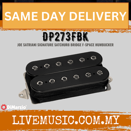 DiMarzio DP273FBK Satchur 8 F-Spaced -Black (DP-273FBK/DP 273FBK)