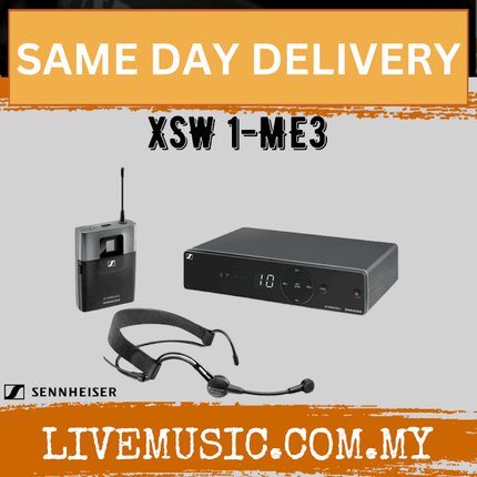 Sennheiser XSW 1-ME3 Wireless Headworn Microphone System ( XSW1 ME3 / XSW1ME3 )