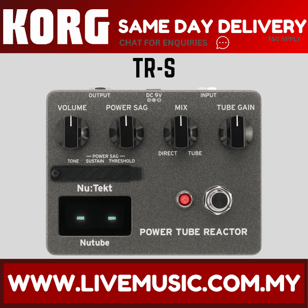 Korg TR-S Power Tube Reactor Effect Pedal Kit ( TRS / TR S )