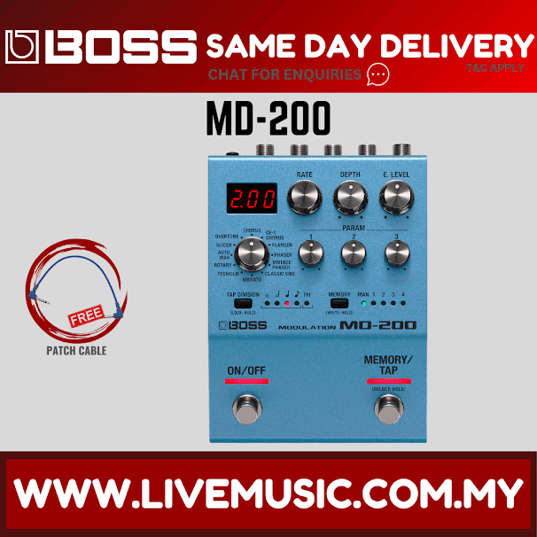 Boss MD-200 Modulation Effect Pedal (MD200)