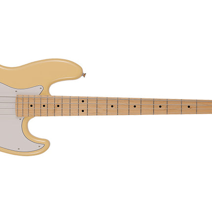 Fender Japan Hybrid II Jazz Bass Guitar, Maple Fretboard - Vintage White