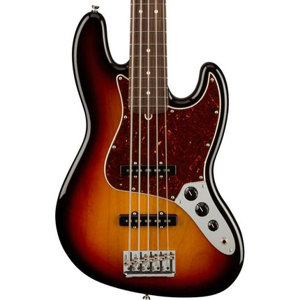Fender American Professional II Jazz Bass Electric Guitar, Rosewood Fretboard - 3-Tone Sunburst