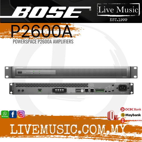 Bose PowerSpace P2600A Amplifiers ( P2600A )
