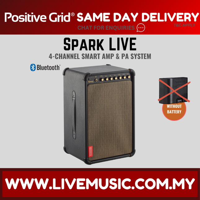 Positive Grid Spark LIVE 4-Channel Smart Amplifier ( SPARK-LIVE SPARKLIVE )