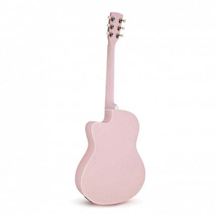 Cort JADE CLASSIC Acoustic-Electric Guitar with Gig Bag - Pastel Pink Open Pore (JADE-CLASSIC/JADECLASSIC)