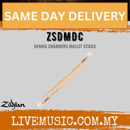 Zildjian ZSDMDC Dennis Chambers Double-ended Mallet Sticks ( ZSDM-DC / ZSDM DC )
