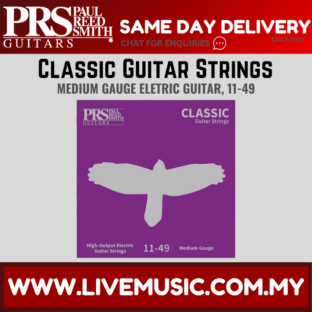 PRS Classic Medium Electric Guitar Strings, 11-49