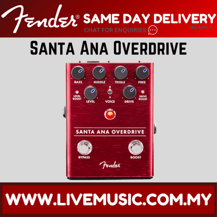 Fender Santa Ana Overdrive Guitar Effects Pedal