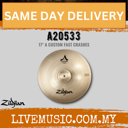 Zildjian 17" A Series Custom Fast Crash Cymbal (A20533)