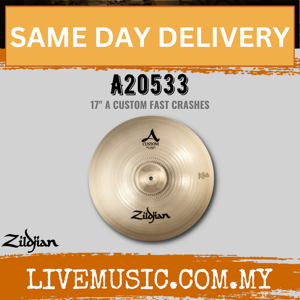 Zildjian 17" A Series Custom Fast Crash Cymbal (A20533)