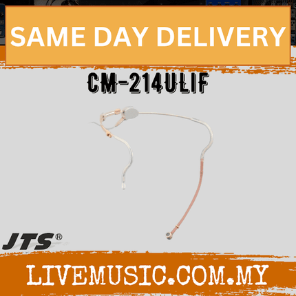 JTS CM-214ULI Lightweight headset microphone - Unidirectional - Beige ( CM214ULI / CM 214ULI )