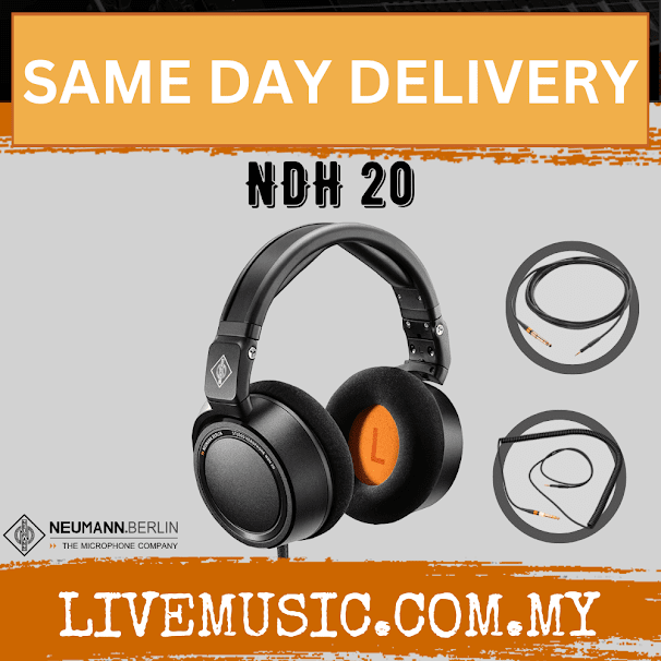 Neumann NDH 20 Closed-back Studio Headphone - Silver/Black ( NDH-20 / NDH20 )