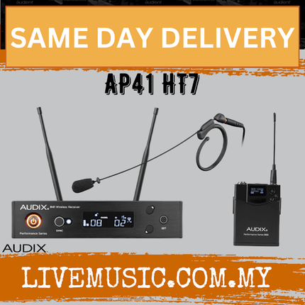 Audix AP41 Performance Series Single-Channel Bodypack Wireless System with HT7 Single-Ear Condenser Microphone ( AP41-HT7 / AP41HT7 )