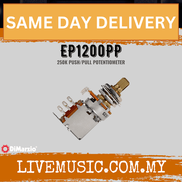DiMarzio EP1200PP Push Pull Pot 250 OHM (EP-1200PP/EP 1200PP)