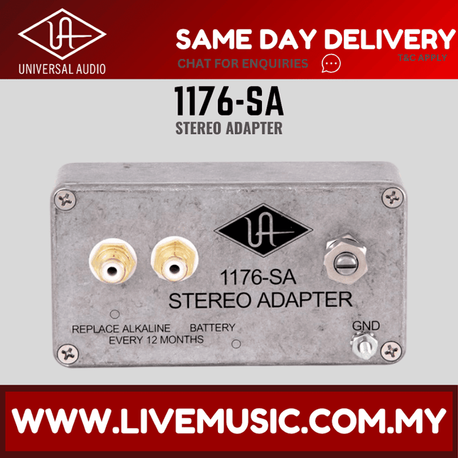 Universal Audio 1176-SA Stereo Adapter 1176 Limiting Amplifiers ( 1176SA / 1176 SA )
