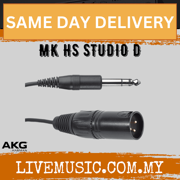 AKG MK HS STUDIO D Headset Cable for Studio and Moderators (MKHS STUDIO D)