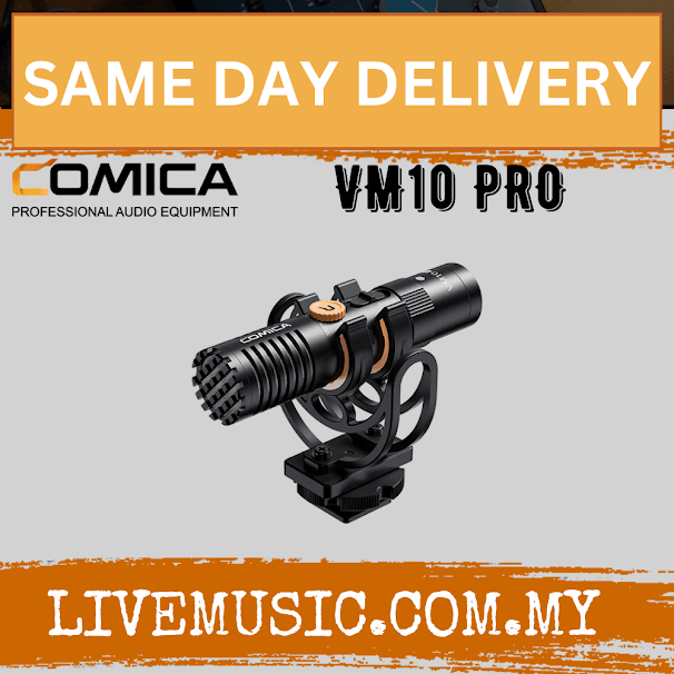 Comica Audio VM10 PRO Mini Cardioid Digital Shotgun Microphone (VM10-PRO VM10PRO)