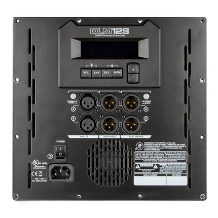Mackie DLM12S 2000W 12" Power Powered Subwoofer (DLM 12S/DLM-12S)