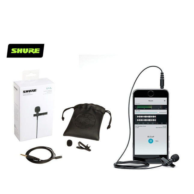 Shure MVL Mobile Lavalier Microphone