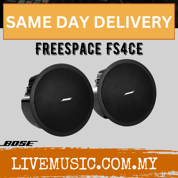 Bose FreeSpace FS4CE In-Ceiling Passive Loudspeaker - Black ( FS4CE )