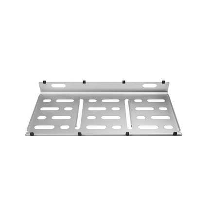 MONO Pedalboard Large, Black + Pro Accessory Case 2.0 - Silver (PFX-PB-L-SLV-BDL)