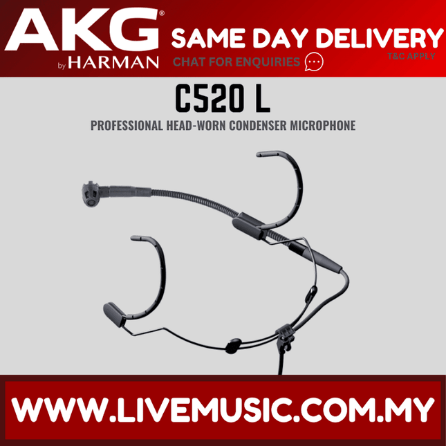 AKG C520 L Headworn Microphone for AKG WMS Wireless (C-520L C 520L)