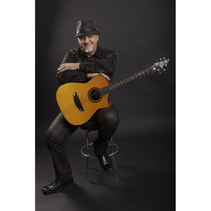 Cort Luxe - Frank Gambale Signature Model Acoustic-Electric Guitar with Gig Bag - Natural Glossy