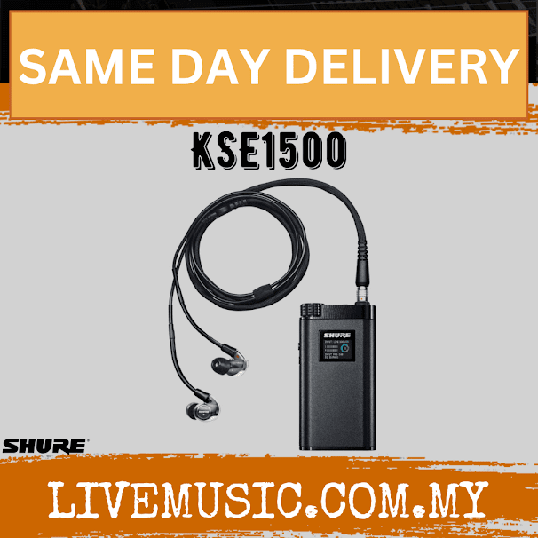 Shure KSE1500 Electrostatic Earphone System ( KSE-1500 / KSE 1500 )