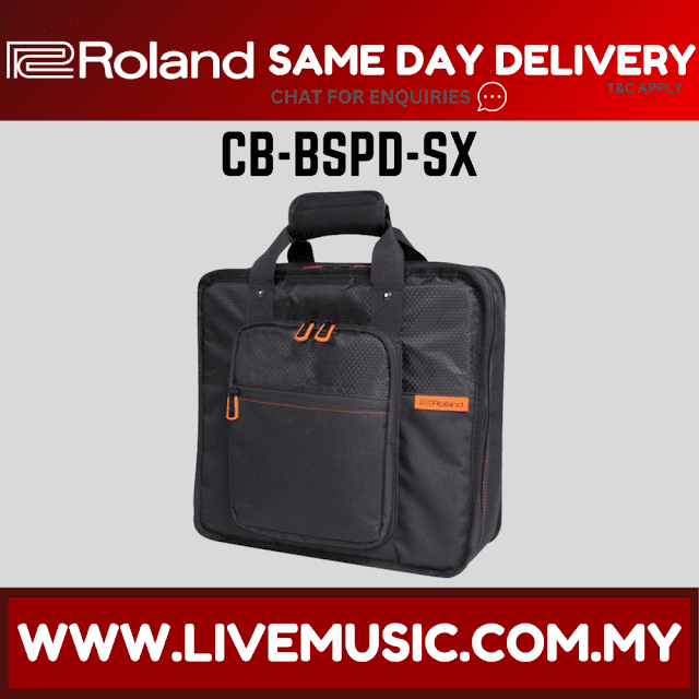 Roland CB-BSPD-SX Black Series Instrument Gig Bag For SPD-SX Sampling Pad ( CB BSPD SX / CBBSPDSX )