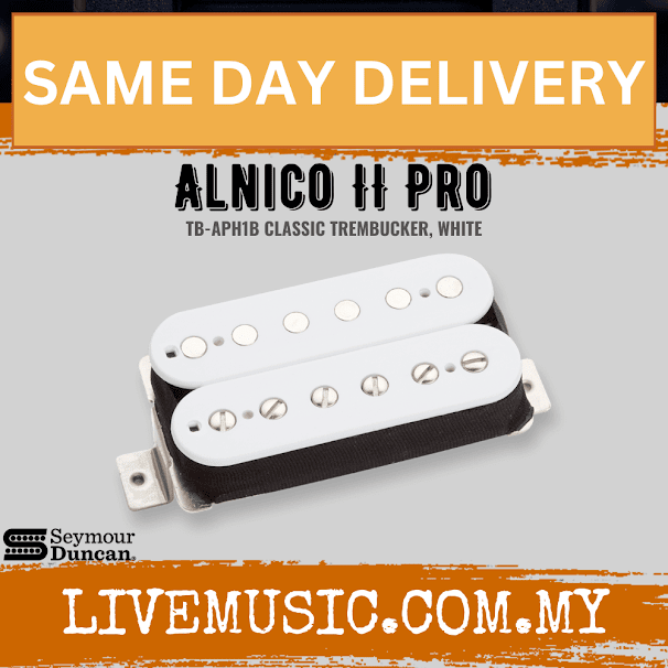 Seymour Duncan TB-APH1B Alnico Trembucker II Pickup,White