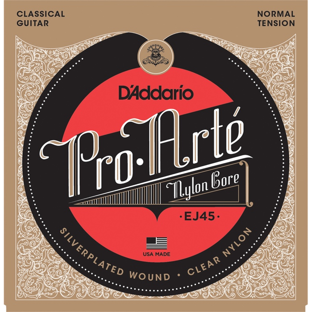D'Addario EJ45 Pro-Arte Nylon Classical Guitar Strings (EJ-45/Daddario)