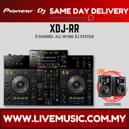 Pioneer DJ XDJ-RR Digital rekordbox DJ System With Monitor Speaker And Case (XDJ RR/XDJRR)