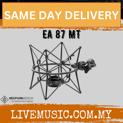 Neumann EA 87 MT Elastic Shockmount for U 87 - Matte Black ( EA87MT EA87-MT)