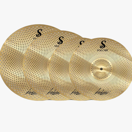 Kadenza KDZS-141620 Silent Cymbals Set For Drum Set (14 Hihat , 16 Crash, 20 Ride) ( KDZS141620 KDZS 141620 )