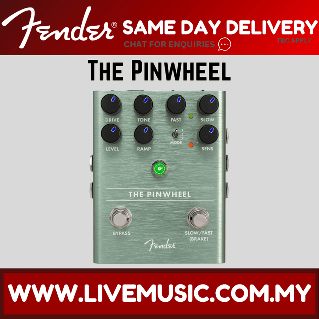 Fender The Pinwheel Rotary Speaker Emulator Guitar Effects Pedal