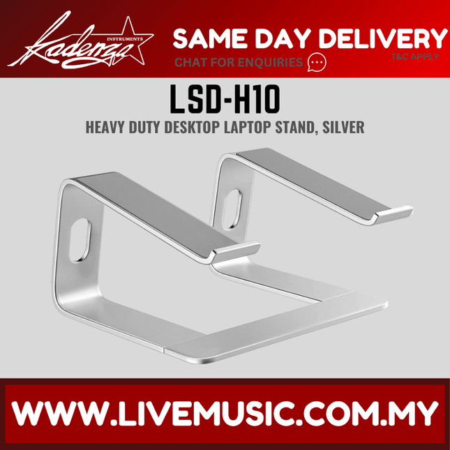 Kadenza Heavy Duty Laptop Stand - Silver