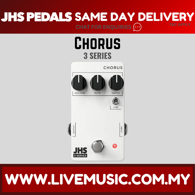 JHS 3 Series Chorus Guitar Effects Pedal