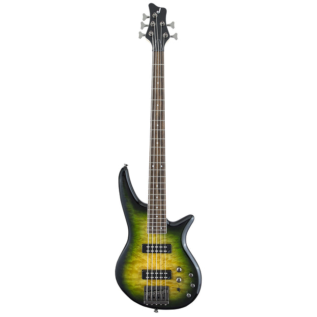 Jackson JS Series Spectra Bass JS3QV QMT 5-String Electric Bass Guitar - Alien Burst (JS3QV-QMT/JS3QTQMT)