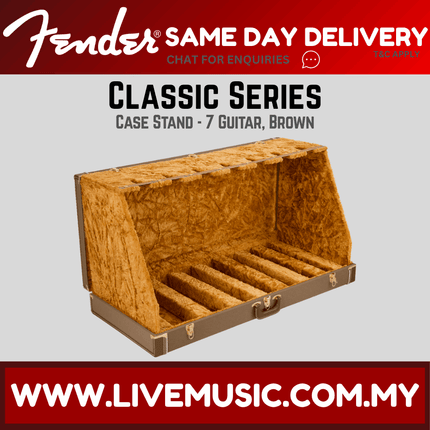 Fender Classic Series Case Stand for 7 Guitars - Brown