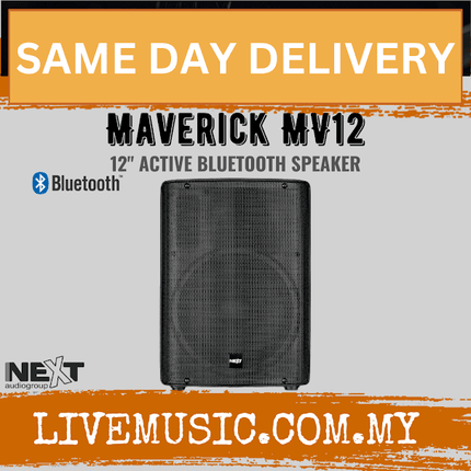 NEXT Audio Maverick MV12 Active Bluetooth Speaker 12” ( MaverickMV12 / Maverick-MV12 )