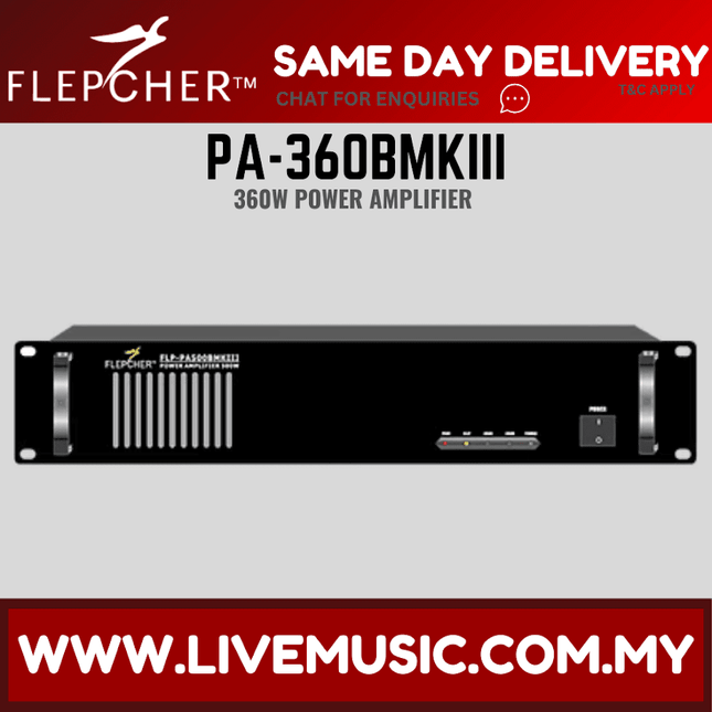 Flepcher PA-360BMKIII Power Amplifier ( PA360BMKIII / PA 360BMKIII )