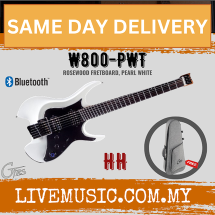 GTRS W800-PWT Intelligent Electric Guitar Rosewood FB - Pearl White ( W 800 / W-800 )