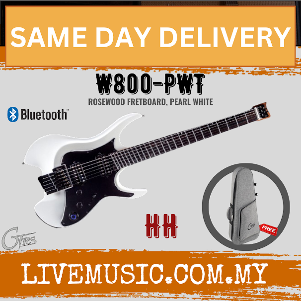 GTRS W800-PWT Intelligent Electric Guitar Rosewood FB - Pearl White ( W 800 / W-800 )