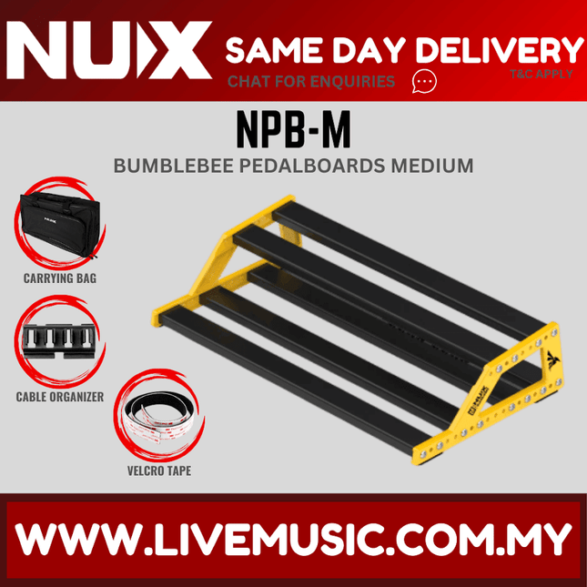 NUX NPB-M Bumblebee - Manageable Pedalboard (NPBM)