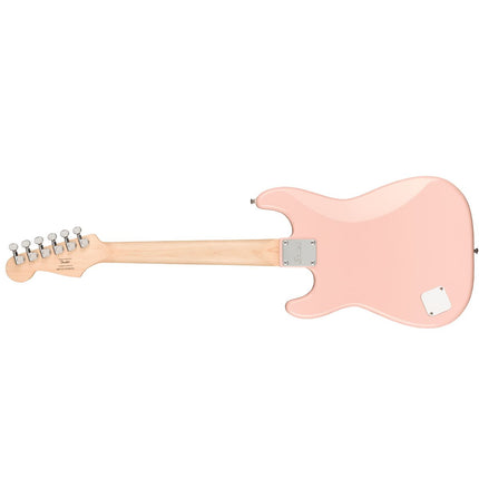 Squier Mini Stratocaster Electric Guitar, Laurel Fretboard - Shell Pink