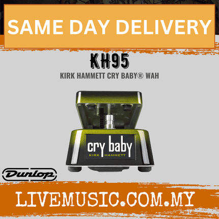 Jim Dunlop KH95 Kirk Hammett Signature Cry Baby Wah Pedal (KH-95 / KH 95)