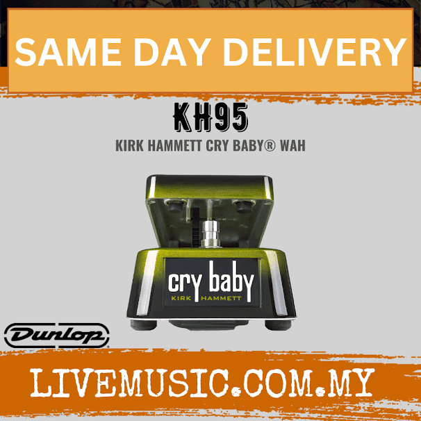 Jim Dunlop KH95 Kirk Hammett Signature Cry Baby Wah Pedal (KH-95 / KH 95)