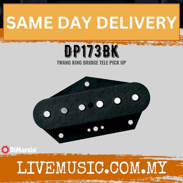 DiMarzio DP173BK Twang King Bridge Telecaster Pickup - Black (DP173)